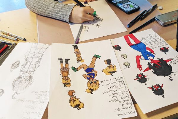 Cours de dessin manga enfants et adolescents