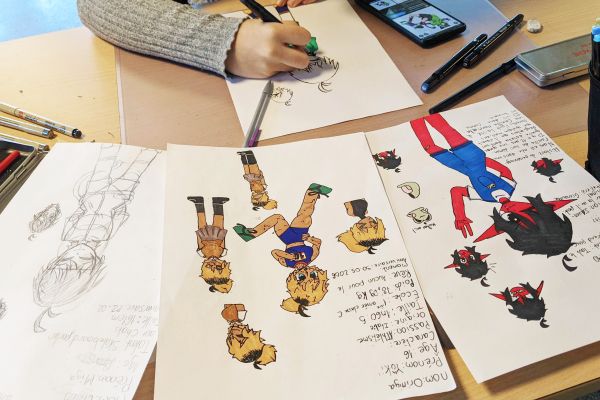Cours de dessin manga enfants et adolescents